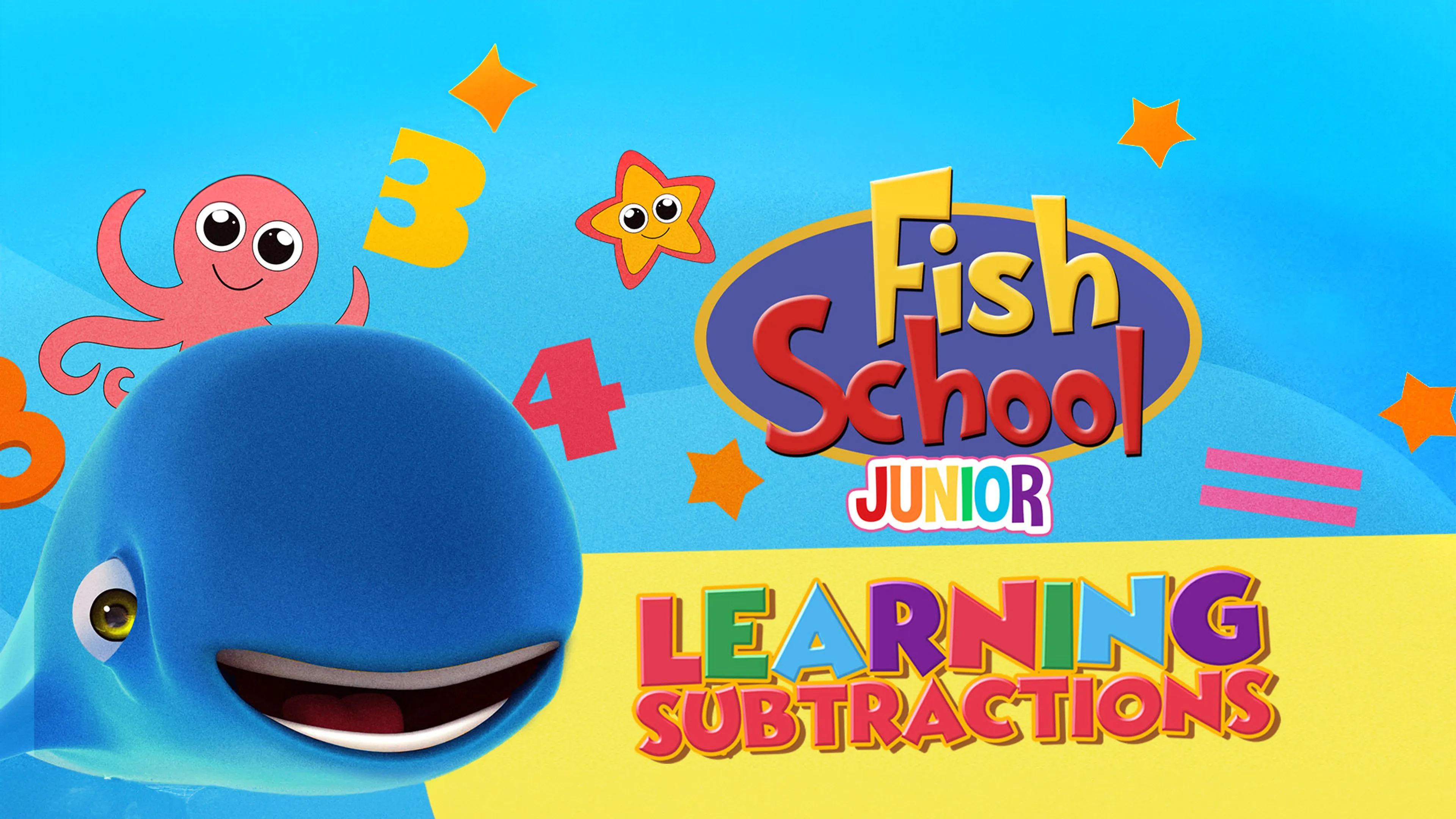 Fish School Junior: Learning Subtraction poster